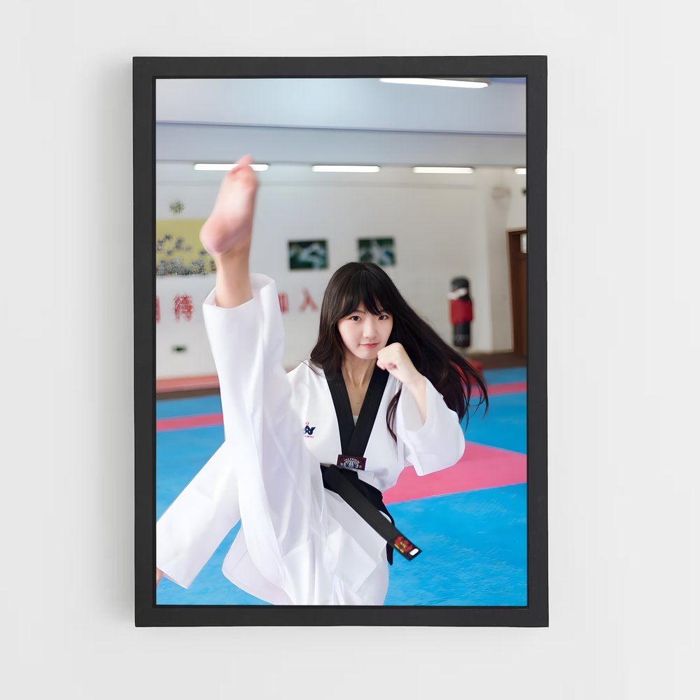 Poster Arts Martiaux Élévés – affiche Taekwondo (vue 2)